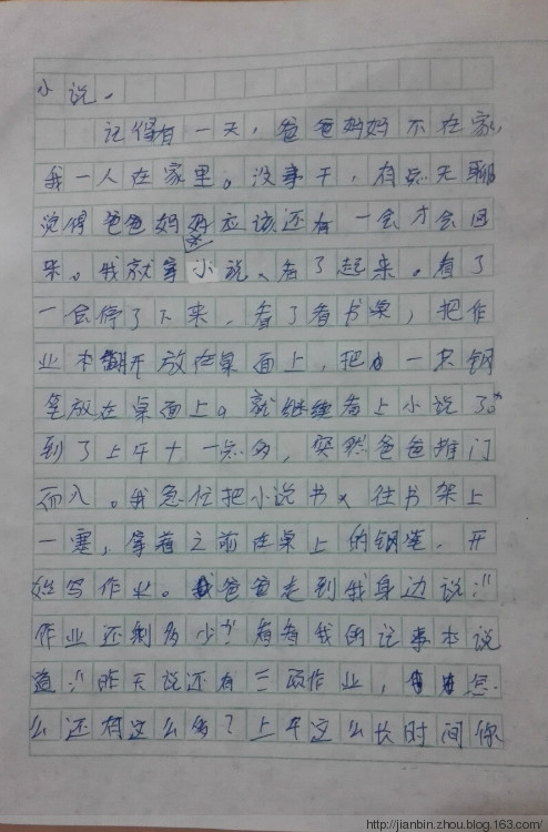 作文 - 泊山客 - 欢欢家庭博客